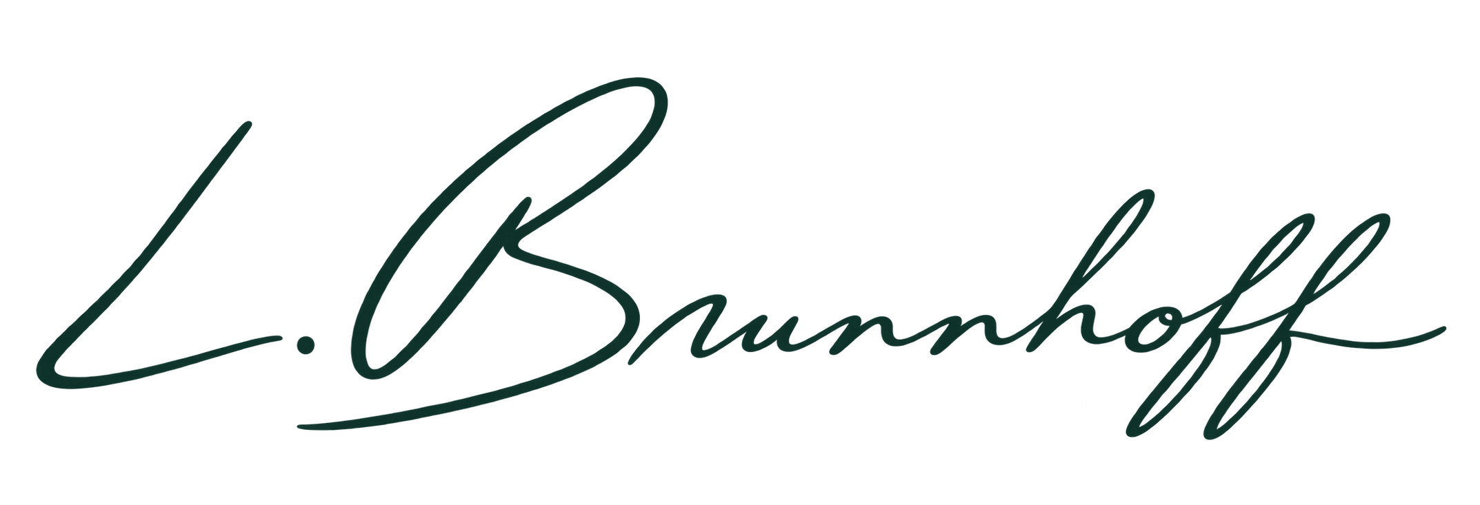 Handschriftliche Unterschrift von Lars Brunnhoff.
